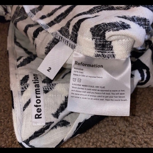 Reformation Zebra top - Picture 2 of 2